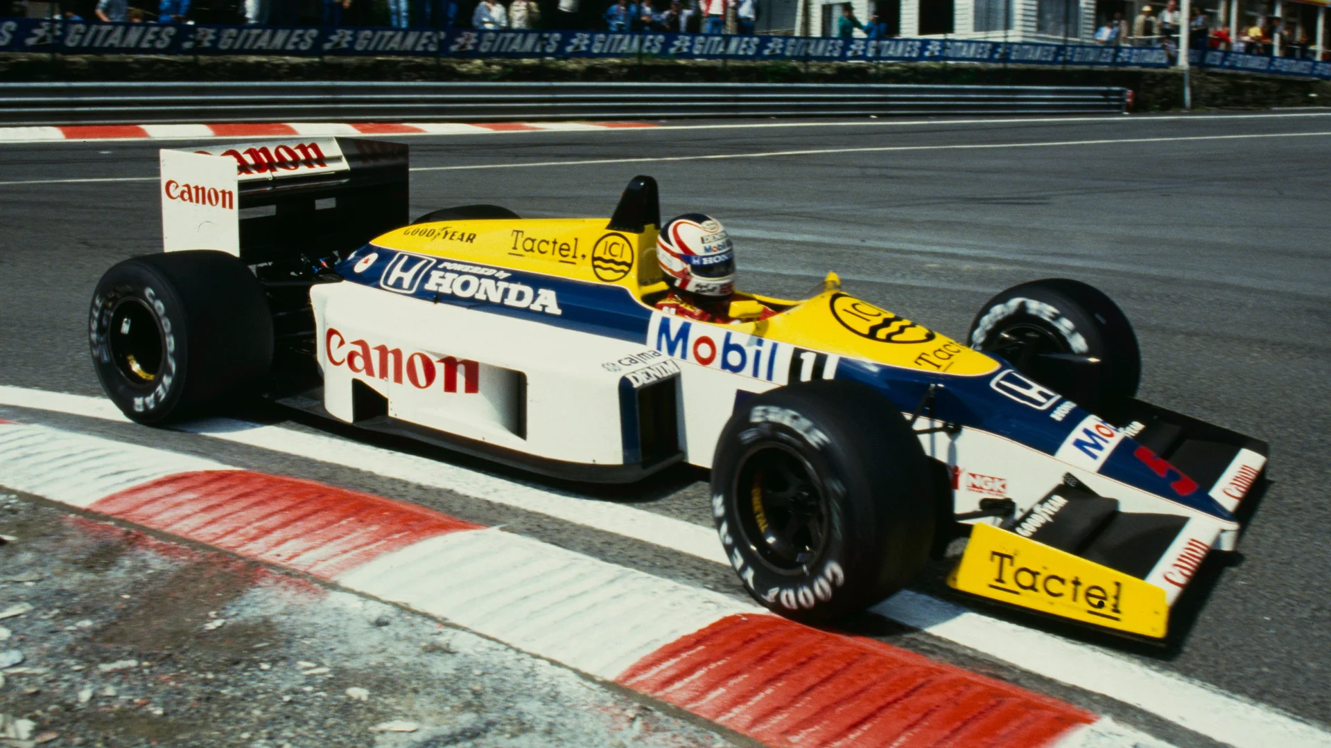☆WILLIAMS HONDA FW11☆N.MANSELL☆ Nigel Mansell to drive newly-restored Williams FW11 at